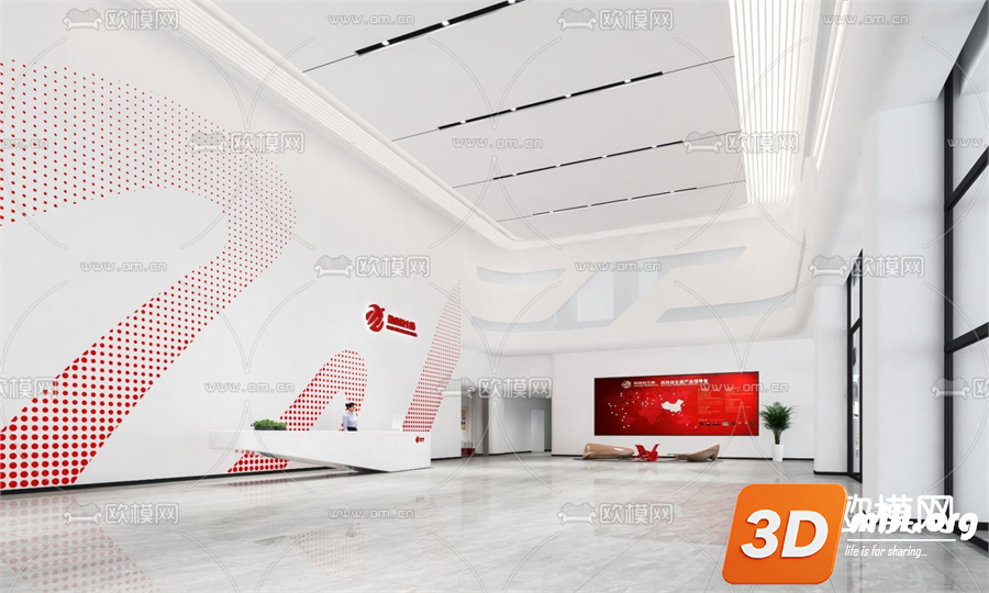 Lobby front desk Skp Files 